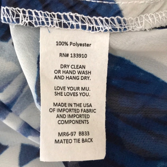 Show Me Your MuMu Mateo Tie Back Blouse - Picture 7 of 8